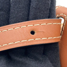 将图像加载到图库查看器中，LOEWE Gate Shoulder Bag Tan/Natural329.13.T20 Raffia Leather Size Small
