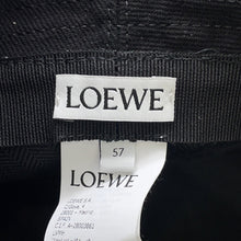 将图像加载到图库查看器中，LOEWE Bucket hat Size 57 Black Canvas
