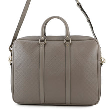 Load image into Gallery viewer, GUCCI Diamante Briefcase Gray208463 PVC Leather
