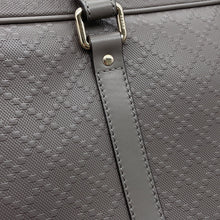 Load image into Gallery viewer, GUCCI Diamante Briefcase Gray208463 PVC Leather
