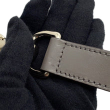 Load image into Gallery viewer, GUCCI Diamante Briefcase Gray208463 PVC Leather
