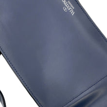 将图像加载到图库查看器中，Valentino Garavani VLTN Crossbody Bag Navy Leather
