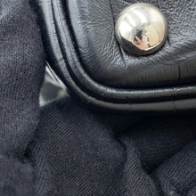 Load image into Gallery viewer, SAINT LAURENT PARIS Emmanuel Drawstring Bag Shoulder Bag Black340240 Croco embossed leather
