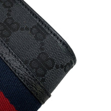 Load image into Gallery viewer, BALENCIAGA Gucci collaboration The Hacker Project phone pouch Black680130 Canvas Leather
