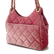 Load image into Gallery viewer, CHANEL Matelasse Small Hobo Shoulder Bag PinkAS4323 Velour
