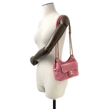 Load image into Gallery viewer, CHANEL Matelasse Small Hobo Shoulder Bag PinkAS4323 Velour

