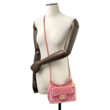 Load image into Gallery viewer, CHANEL Matelasse Small Hobo Shoulder Bag PinkAS4323 Velour
