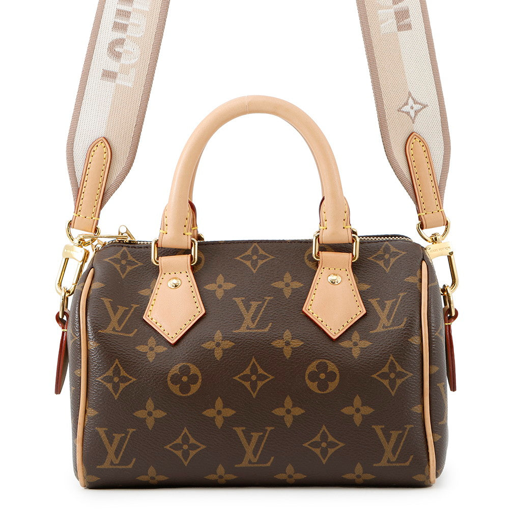 LOUIS VUITTON Speedy Bandouliere Red/BrownM46222 Monogram Size 20