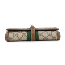 Load image into Gallery viewer, GUCCI GG Supreme Jackie 1961 Chain Wallet Beige/Brown652681 PVC/Leather
