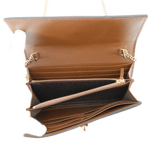 Load image into Gallery viewer, GUCCI GG Supreme Jackie 1961 Chain Wallet Beige/Brown652681 PVC/Leather
