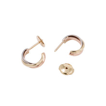将图像加载到图库查看器中，CARTIER Trinity Earrings Size MiniB8017100/B8301540 K18YG K18WG K18PG
