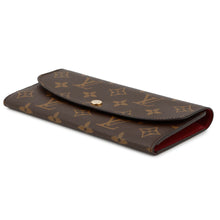 将图像加载到图库查看器中，LOUIS VUITTON Portefeuille Emilie FuchsiaM60697 Monogram
