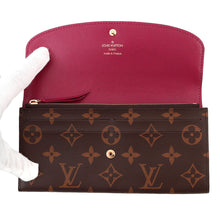 将图像加载到图库查看器中，LOUIS VUITTON Portefeuille Emilie FuchsiaM60697 Monogram
