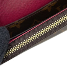 将图像加载到图库查看器中，LOUIS VUITTON Portefeuille Emilie FuchsiaM60697 Monogram
