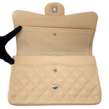 Load image into Gallery viewer, CHANEL Matelasse W Flap ChainShoulder Bag BeigeA58600 Caviar Leather Size 30
