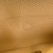 Load image into Gallery viewer, CHANEL Matelasse W Flap ChainShoulder Bag BeigeA58600 Caviar Leather Size 30
