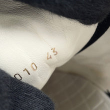 Load image into Gallery viewer, CHANEL CC Logo Sneakers Black/WhiteG46010 Fabric Leather Suede Size 43

