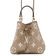 将图像加载到图库查看器中，LOUIS VUITTON Neonoe Tourterelle claimM45555 Bicolor Monogram Empreinte Leather Size MM
