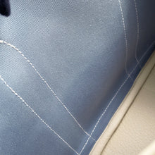 将图像加载到图库查看器中，HERMES Garden Party Craie/Blue Lin Toile Officier Negonda Leather Size TPM
