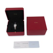 将图像加载到图库查看器中，CARTIER PANTHERE de Cartier SM H30mm×W23mm Stainless Steel Silver DialWSPN0013
