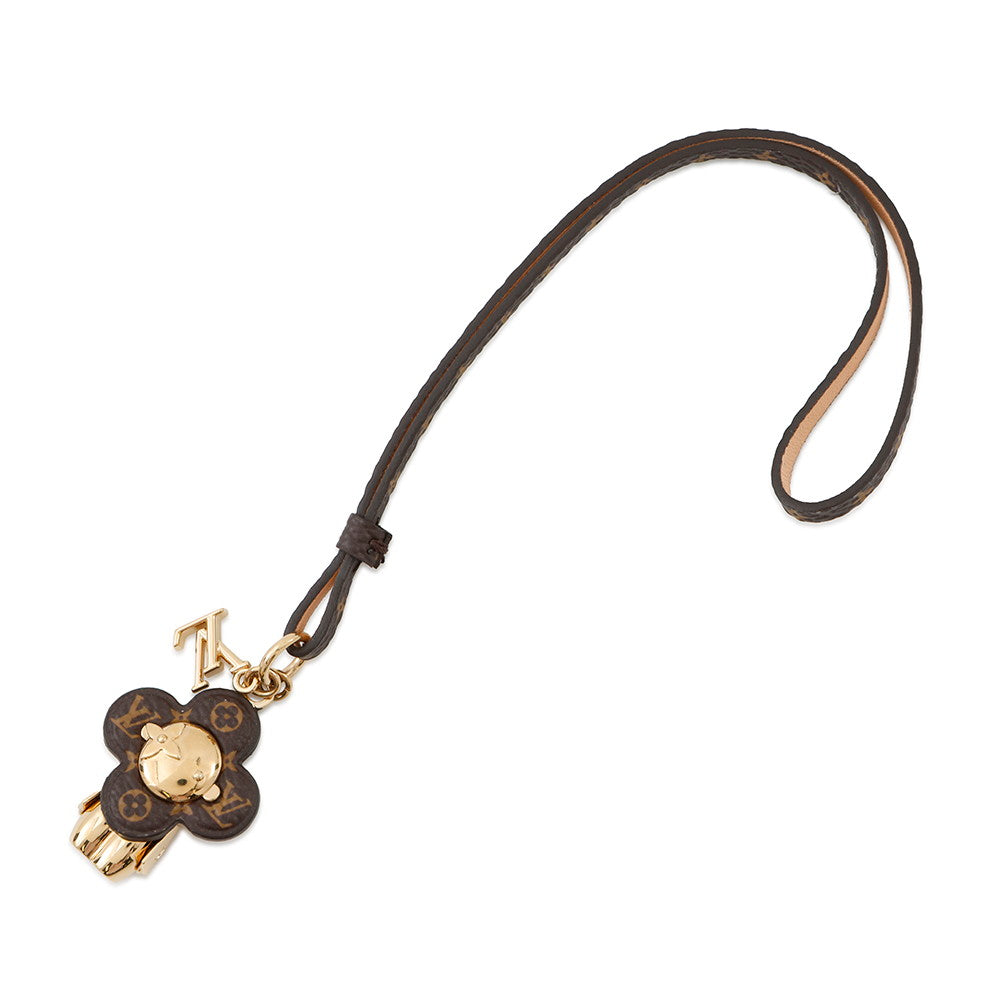 LOUIS VUITTON Bag Charm・Mini Vivienne Brown/GoldM02177 Monogram Metal