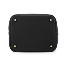 将图像加载到图库查看器中，HERMES Picotin Lock Black Taurillon Clemence Size MM
