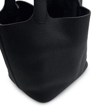 将图像加载到图库查看器中，HERMES Picotin Lock Black Taurillon Clemence Size MM
