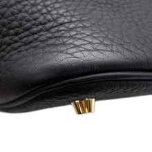 将图像加载到图库查看器中，HERMES Picotin Lock Black Taurillon Clemence Size MM
