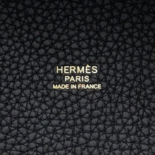 将图像加载到图库查看器中，HERMES Picotin Lock Black Taurillon Clemence Size MM
