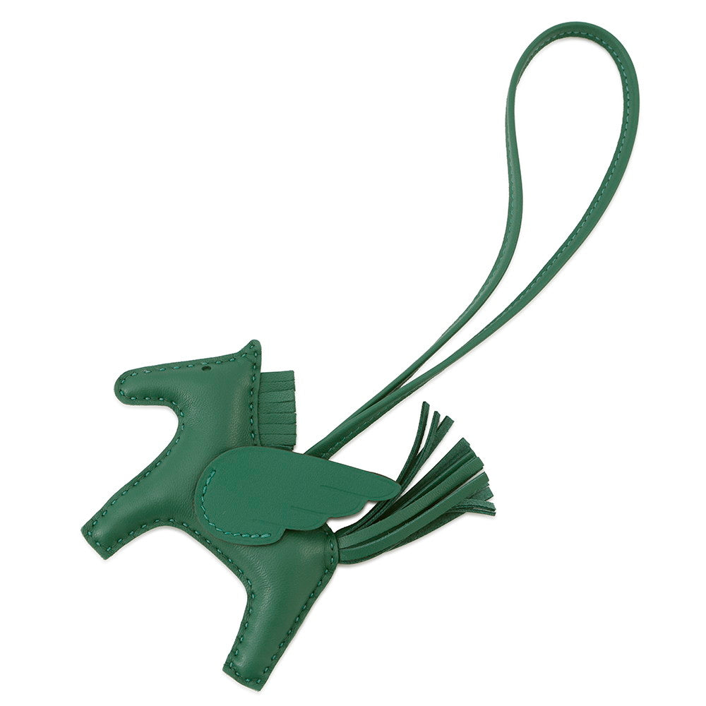 HERMES Rodeo Pegasus Vert Moyen Lambskin Size PM