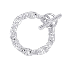 Load image into Gallery viewer, HERMES Chaine d&#39;Ancre Bracelet 14 frames Size MM SV925
