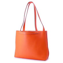 将图像加载到图库查看器中，HERMES Cabas Sellier Orange Poppy Taurillon Clemence Size 31
