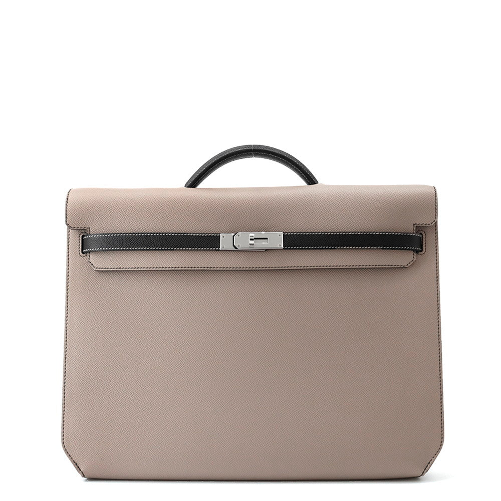 HERMES Kelly Depeche SPO Gris Asphalt/Black Epsom Size 36