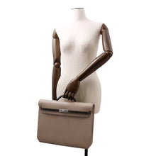 Load image into Gallery viewer, HERMES Kelly Depeche SPO Gris Asphalt/Black Epsom Size 36

