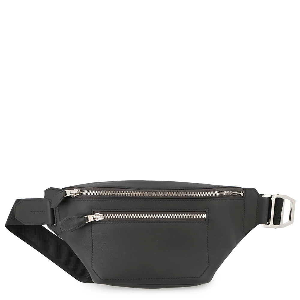 HERMES City Slide Cloth Plomb Evercolor Size PM