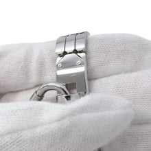 将图像加载到图库查看器中，HERMES Kelly watch W16mm Stainless Steel Sparkling White Lacquer DialKE4.110
