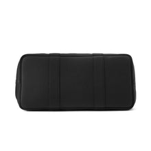 将图像加载到图库查看器中，HERMES Garden Party Black Toile Military Negonda Leather Size PM
