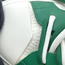 Load image into Gallery viewer, LOUIS VUITTON Tattoo Line Sneakers White/Green1A8XWT Leather Size 8.5
