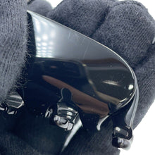 将图像加载到图库查看器中，CHANEL CC Logo Hair Clip Black Plastic Rhinestone
