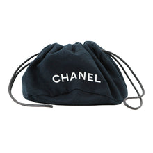 将图像加载到图库查看器中，CHANEL CC Logo Hair Clip Black Plastic Rhinestone
