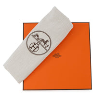 Load image into Gallery viewer, HERMES Elsa Zig Zag Headband Black Silk Twill
