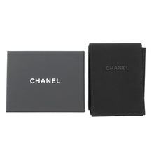 将图像加载到图库查看器中，CHANEL CC Logo Strass Necklace Silver/Blue Metal Rhinestone
