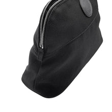 将图像加载到图库查看器中，HERMES Shoe Care Set BolidePouch Black Canvas
