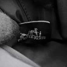 将图像加载到图库查看器中，HERMES Shoe Care Set BolidePouch Black Canvas
