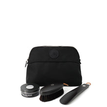 Load image into Gallery viewer, HERMES Shoe Care Set BolidePouch Black Canvas
