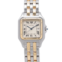将图像加载到图库查看器中，CARTIER PANTHERE LM H39.8mm×W29.3mm Stainless Steel K18YG Ivory DialW25027B6
