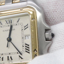 将图像加载到图库查看器中，CARTIER PANTHERE LM H39.8mm×W29.3mm Stainless Steel K18YG Ivory DialW25027B6
