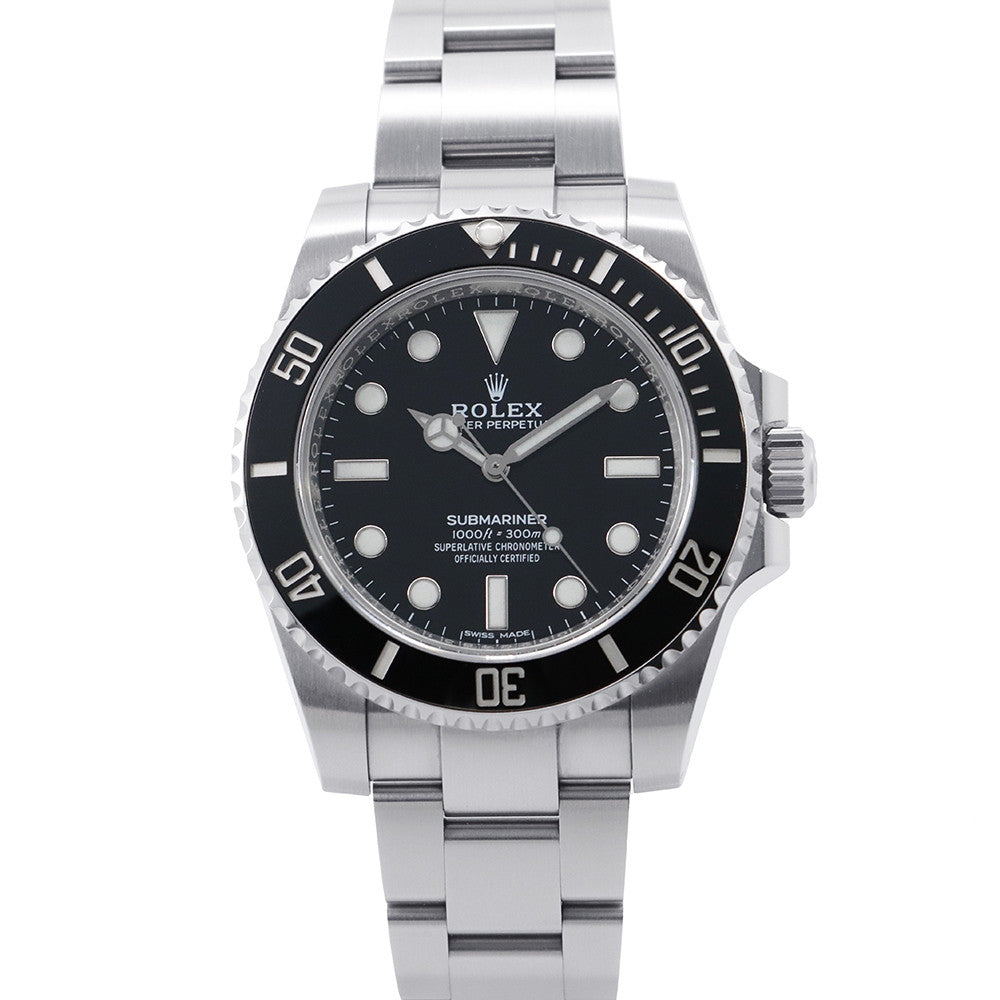 ROLEX Submariner No-Date W40mm Stainless Steel Black Dial114060