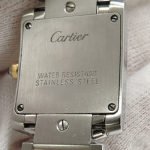 将图像加载到图库查看器中，CARTIER Tank francaise SM H25.35mm×W20.3mm Stainless Steel K18YG White DialW51007Q4
