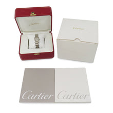 将图像加载到图库查看器中，CARTIER Tank francaise SM H25.35mm×W20.3mm Stainless Steel K18YG White DialW51007Q4
